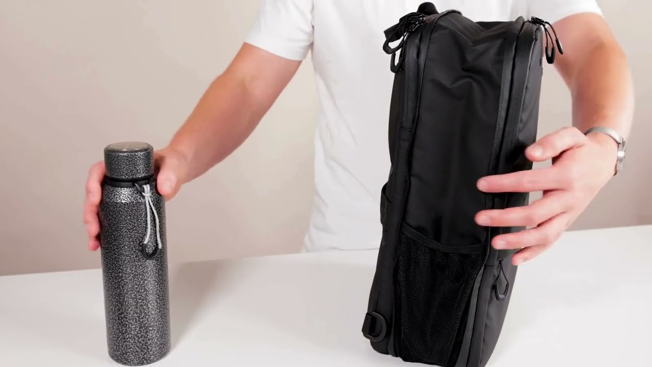 Troika City Tarpaulin Expandable Laptop Bag Black Item BBL33/BK