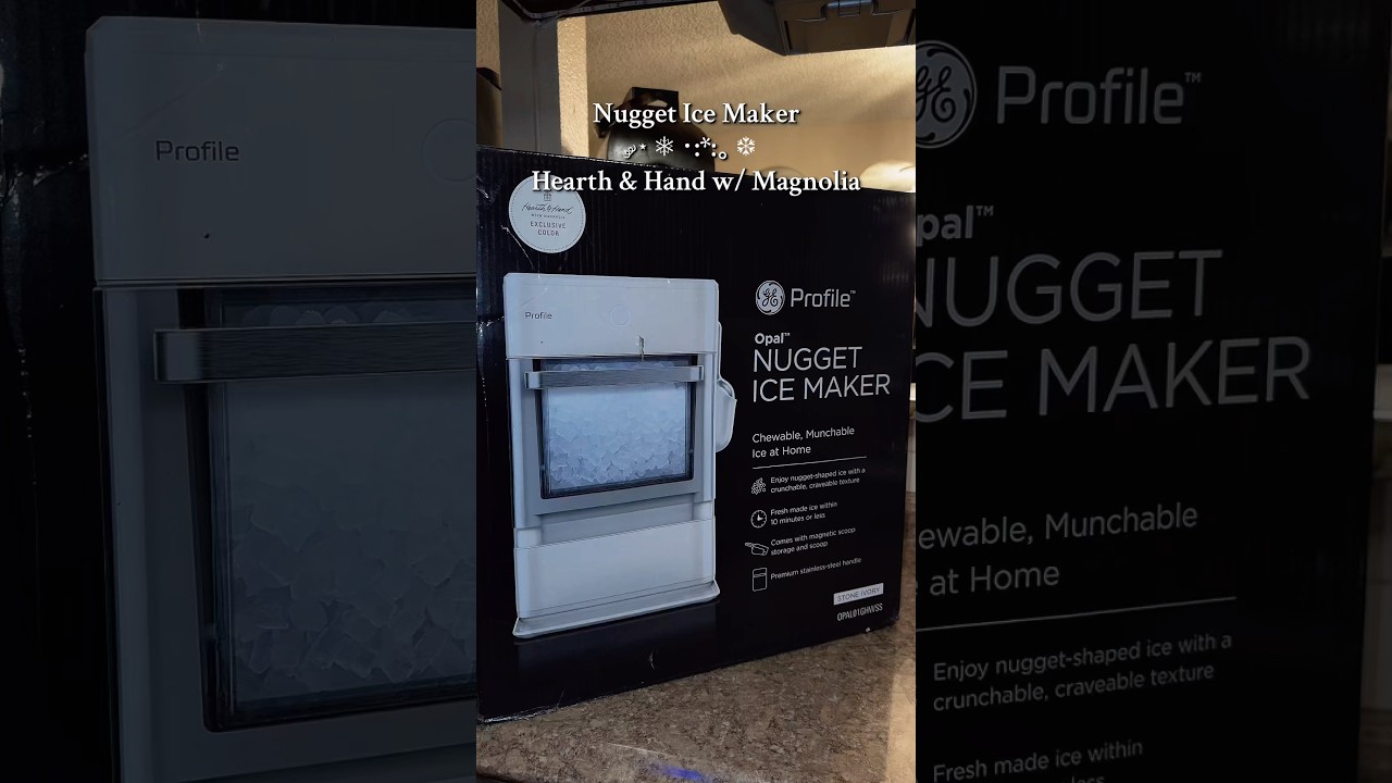 Nugget Ice Maker from Hearth & Hand w/ Magnolia🧊#karinavalencia #icemachine #target #targetfinds