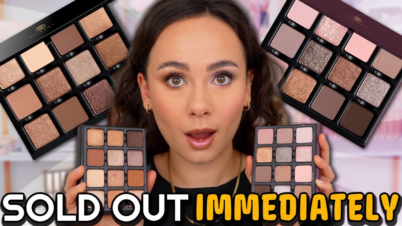 SO GOOD THEY BROUGHT THEM BACK 😍 NEW VISEART ETENDU PALETTES! WOW