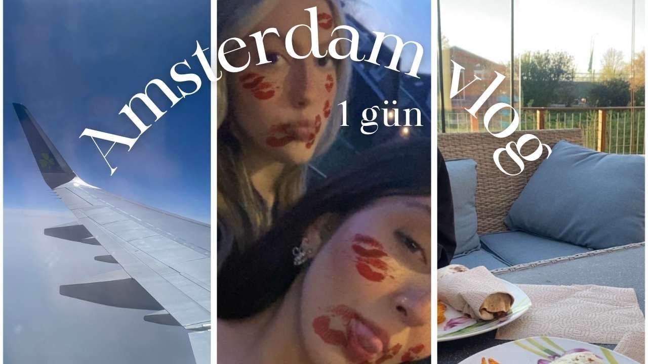 AMSTERDAM VLOG 1 | havaalanı,8 ay sonra buluştuk,yemek hazırlama...
