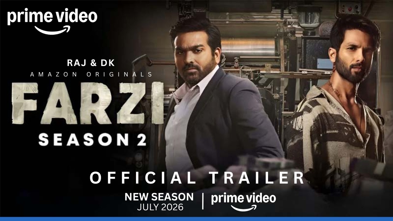 Farzi Season 2 Release Date I Official Trailer I Shahid Kapoor I Vijay Sethupati I Raj & DK
