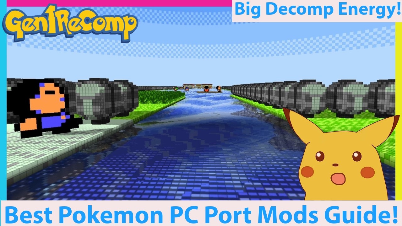 Pokemon PC Ports and the Best Mods! Pokemon Gen1 PC Port Fun