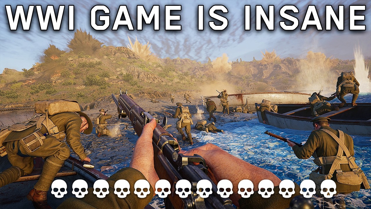 This WWI Game is INSANE - WWI Gallipoli Ottoman Fronts Gameplay...