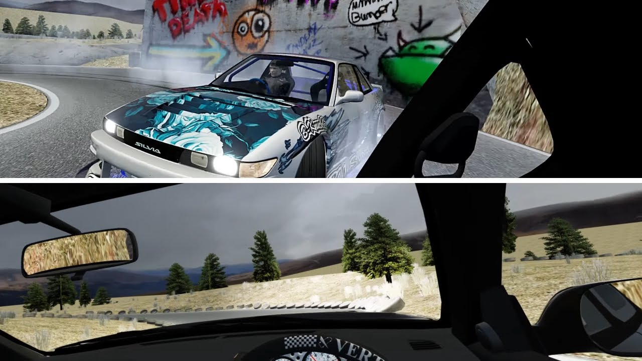 NISSAN SILVIA TANDEM DRIFT-----VIRTUAL REALITY----