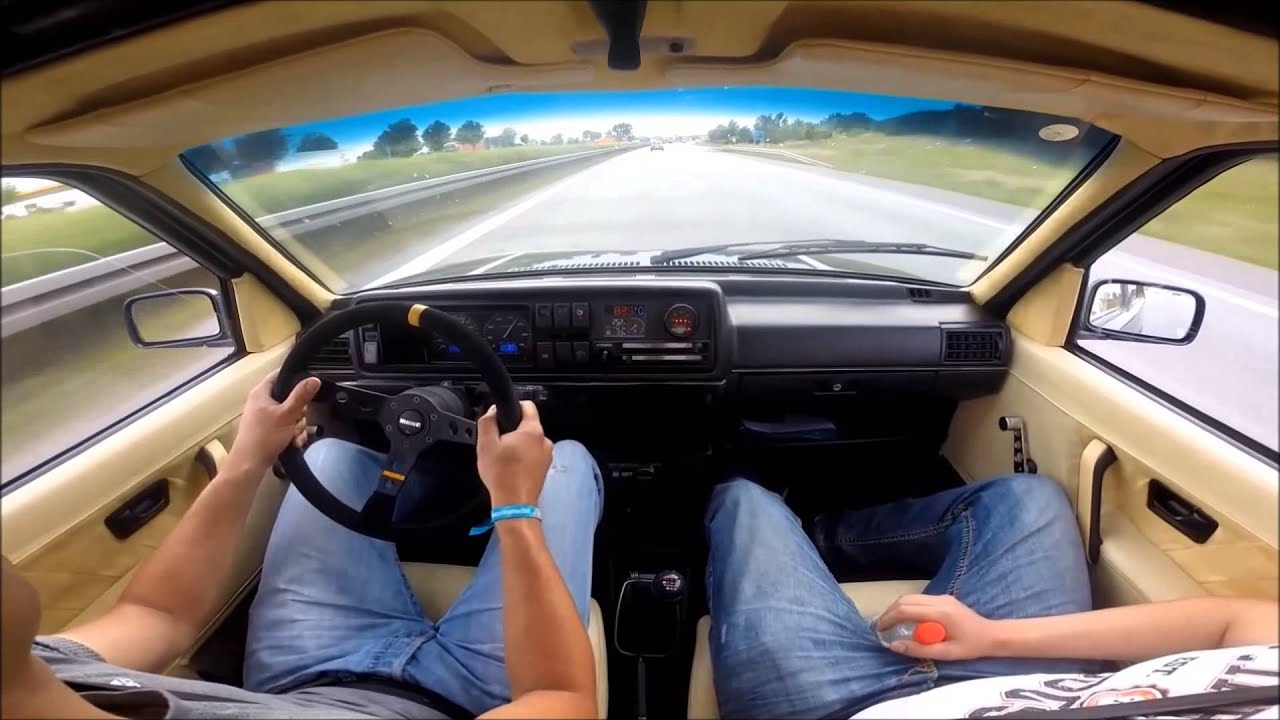 Golf 2 VR6 Turbo onboard | FLX_MNG