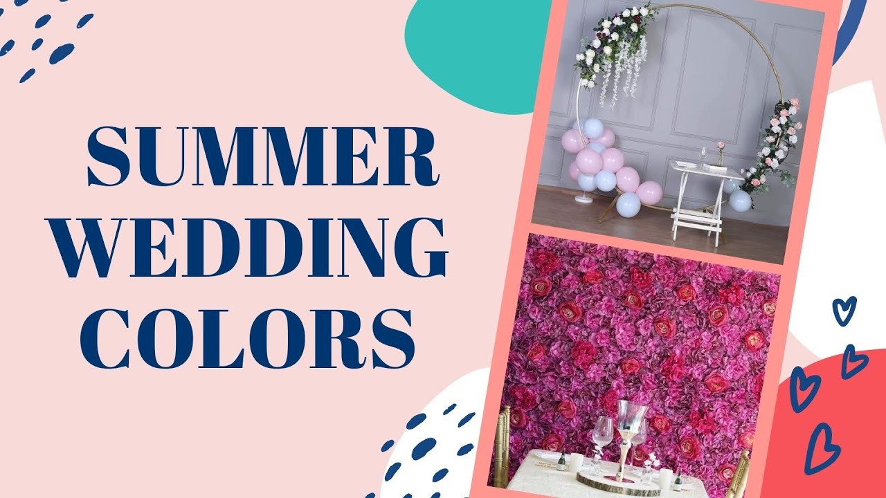 Summer Wedding Colors Ideas and Inspiration | BalsaCircle.com
