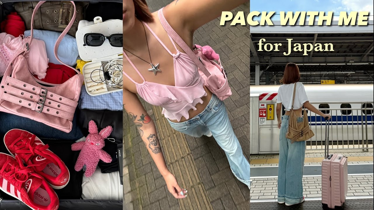 PACK WITH ME for 2 weeks in JAPAN
