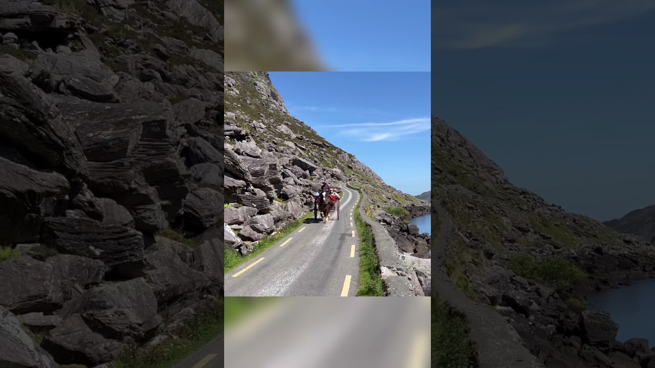 Jaunting car ride in Scenic Gap of Dunloe, Killarney, Ireland. #gapofdunloe #killarney #visitireland