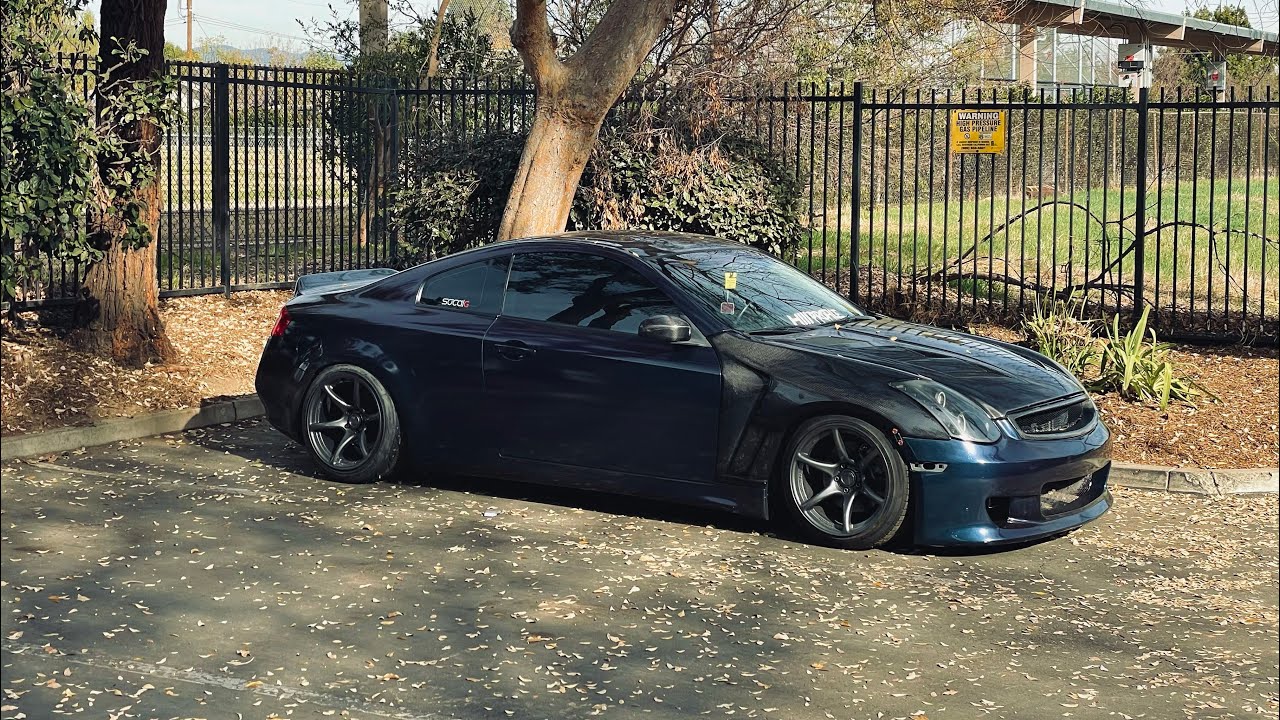 ТЮНИНГОВАННЫЙ G35 COUPE, ВИДЕООТЧЕТ ОТ ГЛАВНОГО МЕСТА (Громкие выхлопы и рывки!)