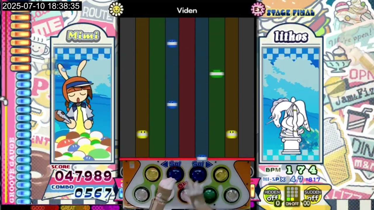 [Pop'n music Jam&Fizz] Viden