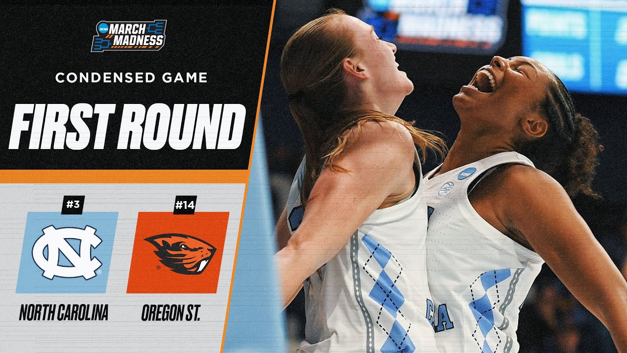 North Carolina vs. Oregon State - First round NCAA tournament extended highlights
