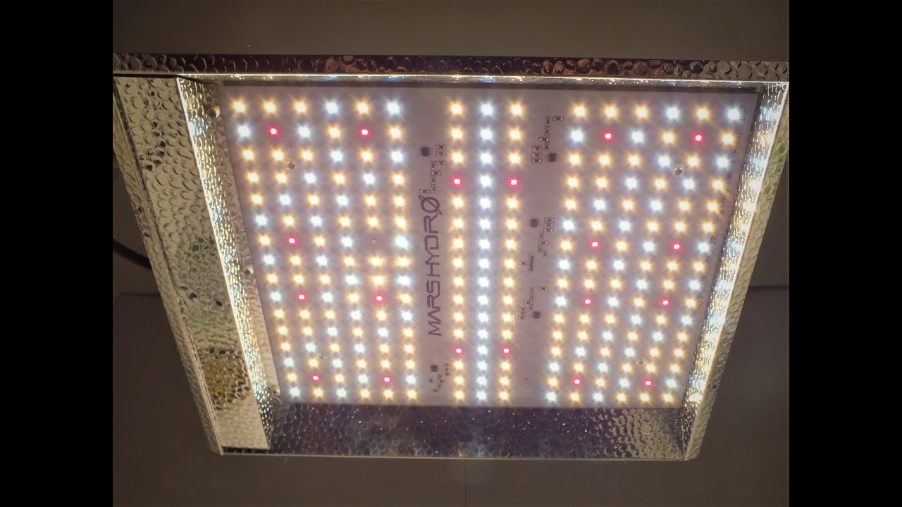 Mars Hydro TS 600 Unboxing & Setup. It's so light and light! Small 100w grow light for plants.