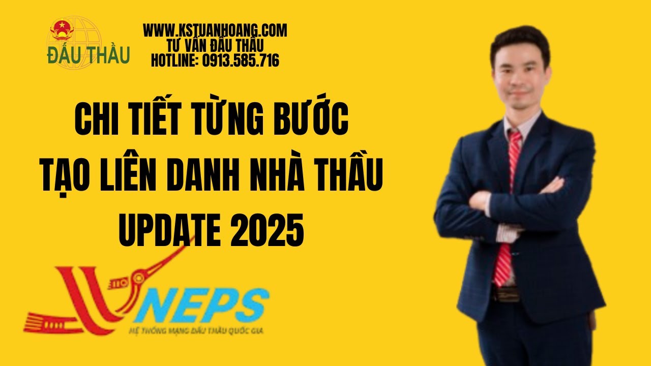 Chi Tiết Từng Bước Tạo Liên Danh Trong Hệ Thống Đấu Thầu Qua Mạng | 2025 Update| #KsTuanHoang