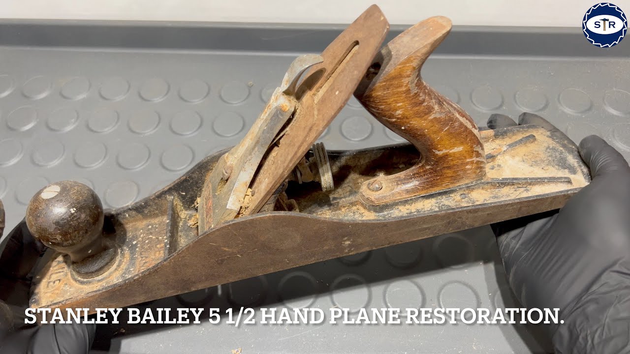 Stanley Bailey Hand Plane Restoration - 4K