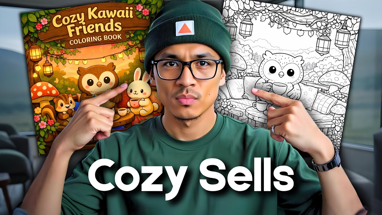 Try This KDP Cozy Coloring Book Niche With Low Competition