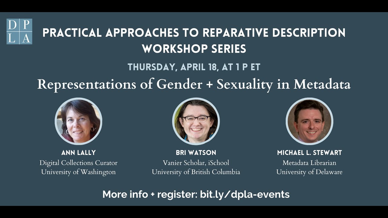 Representations of Gender and Sexuality in Metadata