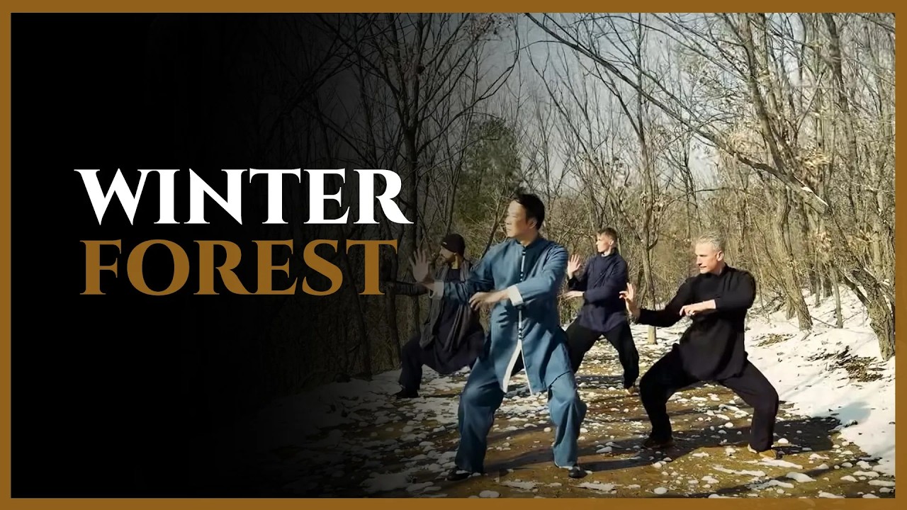 Ba Duan Jin 八段锦 | Gulun Kung Fu | Winter Practice in the Forest