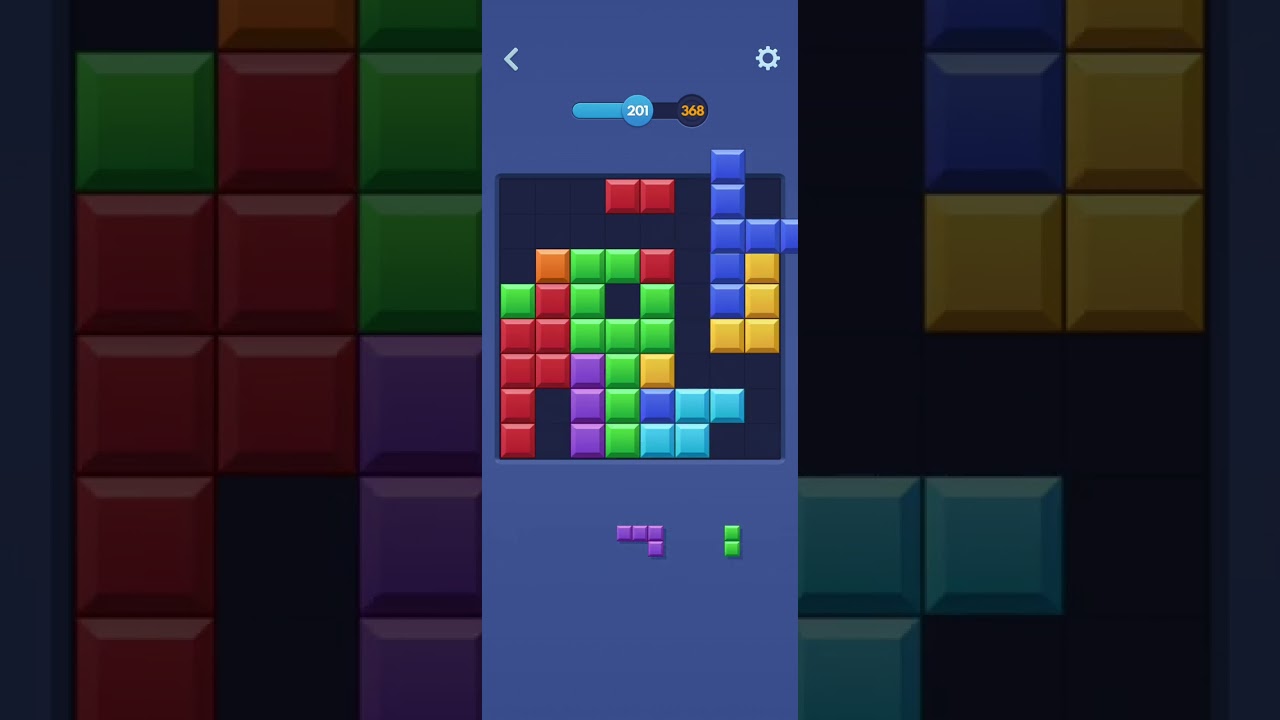 Block blast 1st level in android mobile 