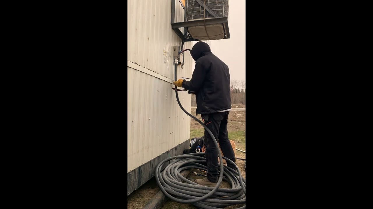 Power Connection to office trailer from a 125Amp Generator