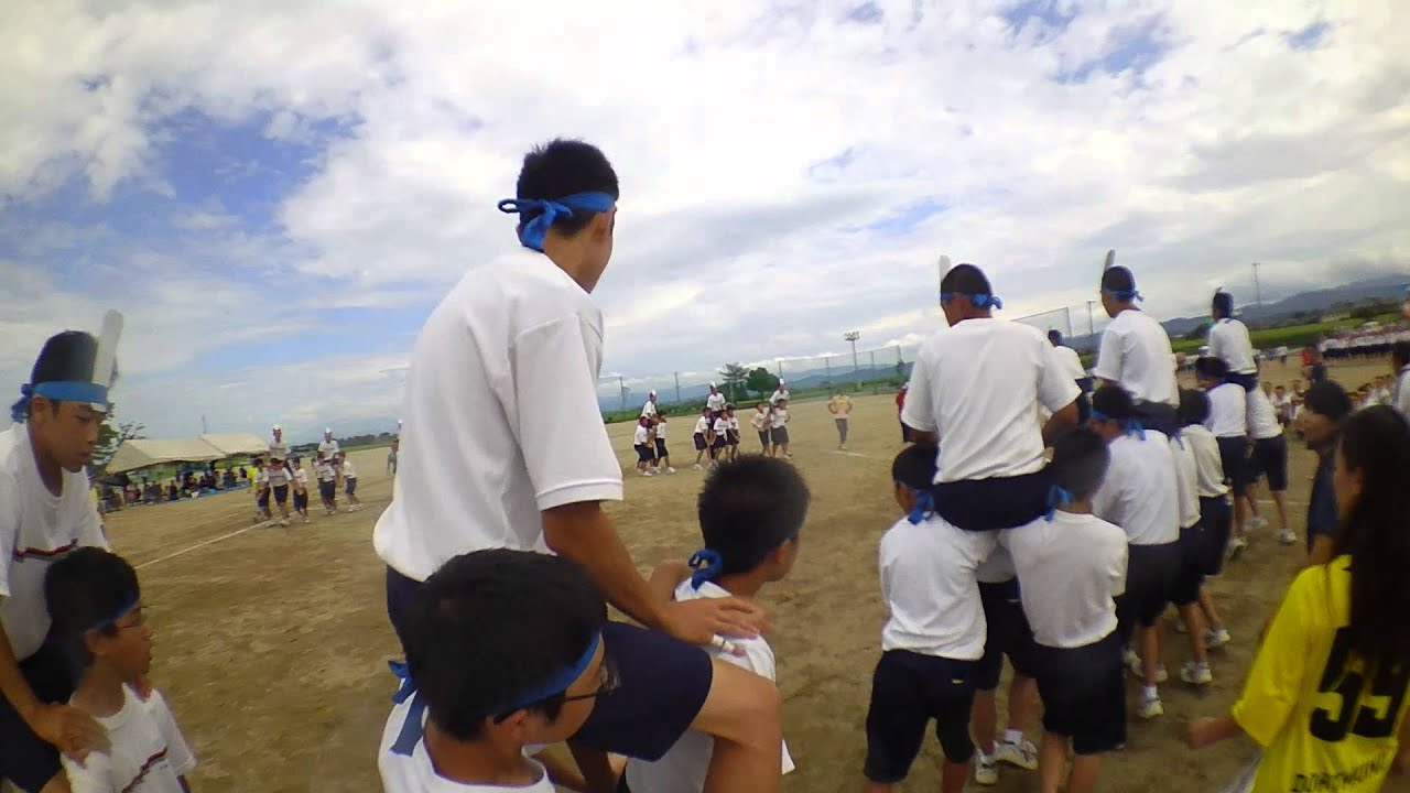 羽黒中学校運動会　騎馬戦3