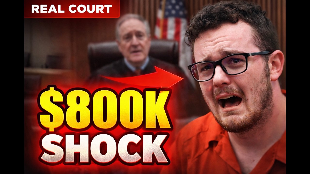 Judge Sets $800,000 Bond&mdash;Defendant IMMEDIATELY Breaks Down in Court! 😳