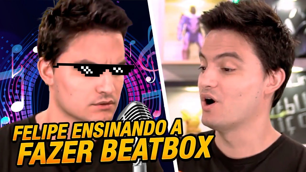 FELIPE NETO ENSINANDO A FAZER BEATBOX | Cortes Netotoso