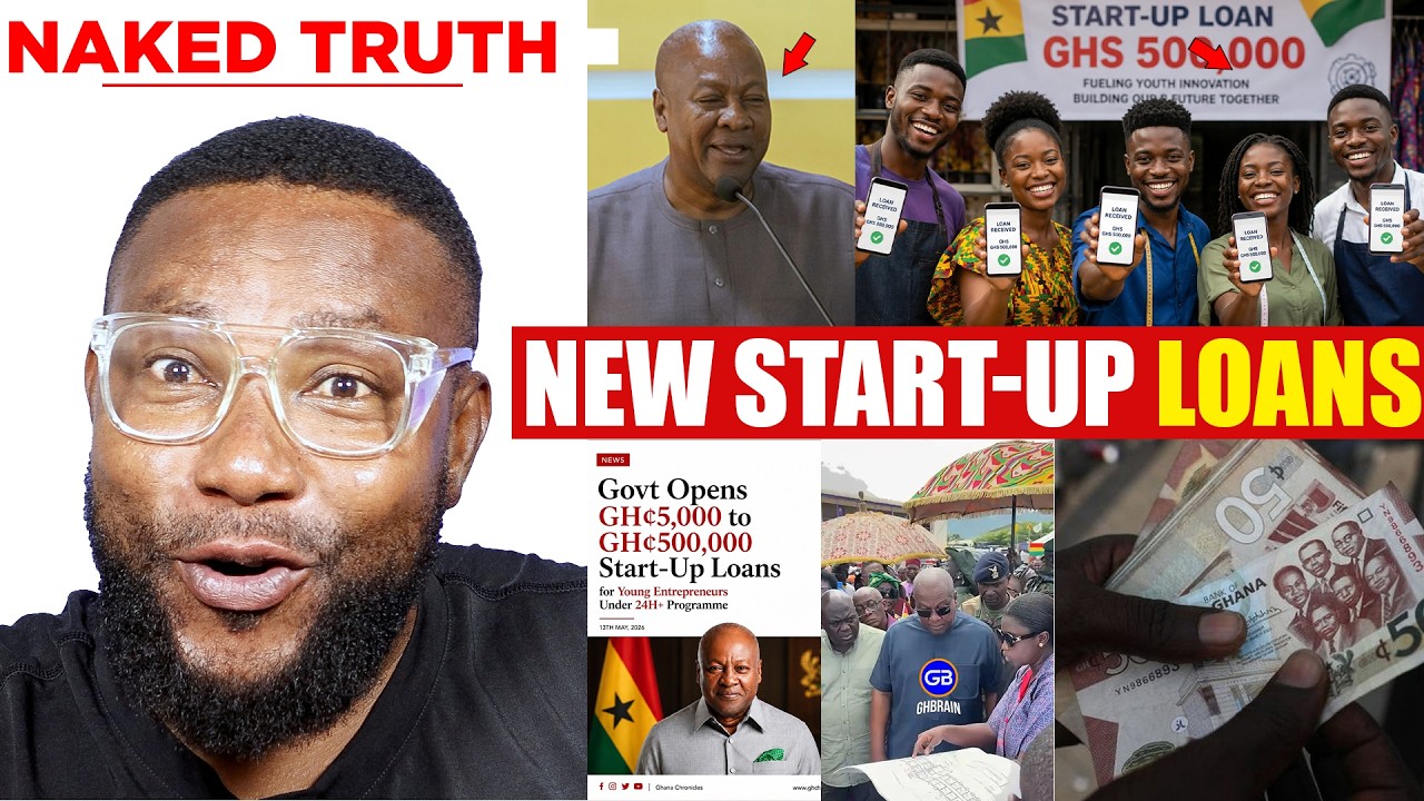 🚨Government Launches free LOANS for Ghana Youth BUSINESS, From GH&cent;5,000 to GH&cent;500K - FULL DETAILS🔥