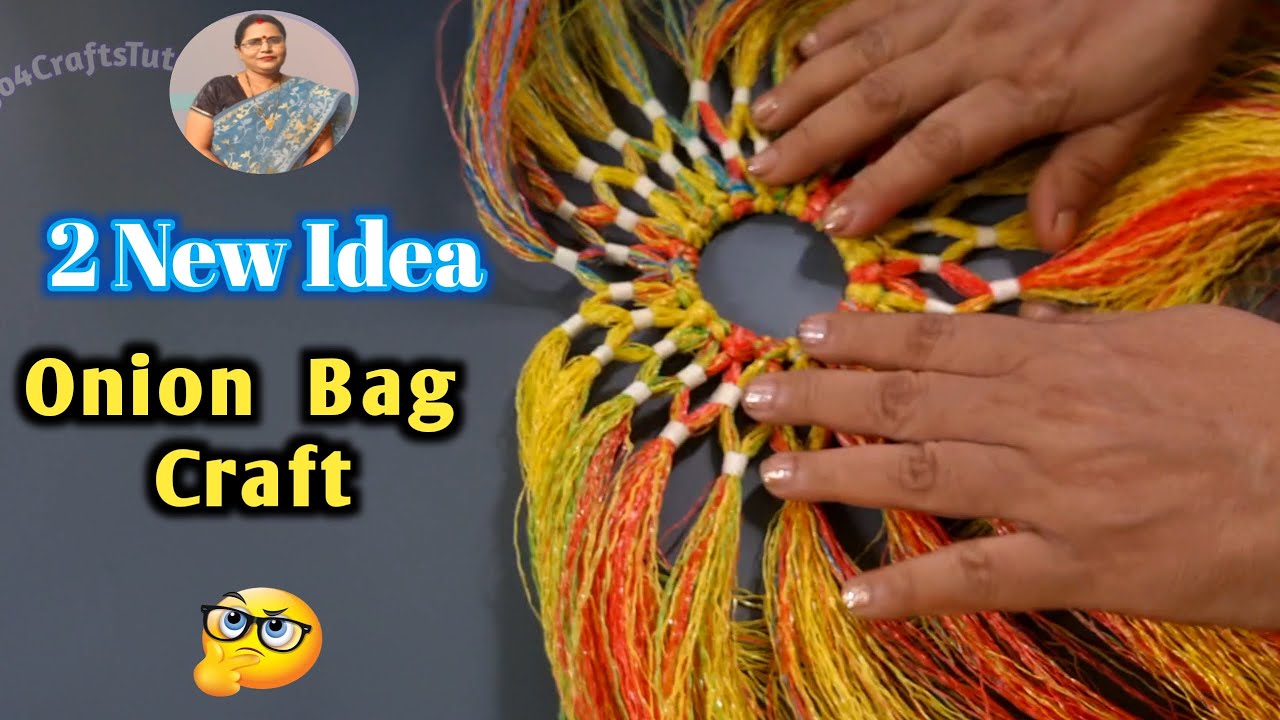 2 Unique Onion Bag Craft / Best Out Of West Home Decor Idea / Trash to Treasure Home Decor