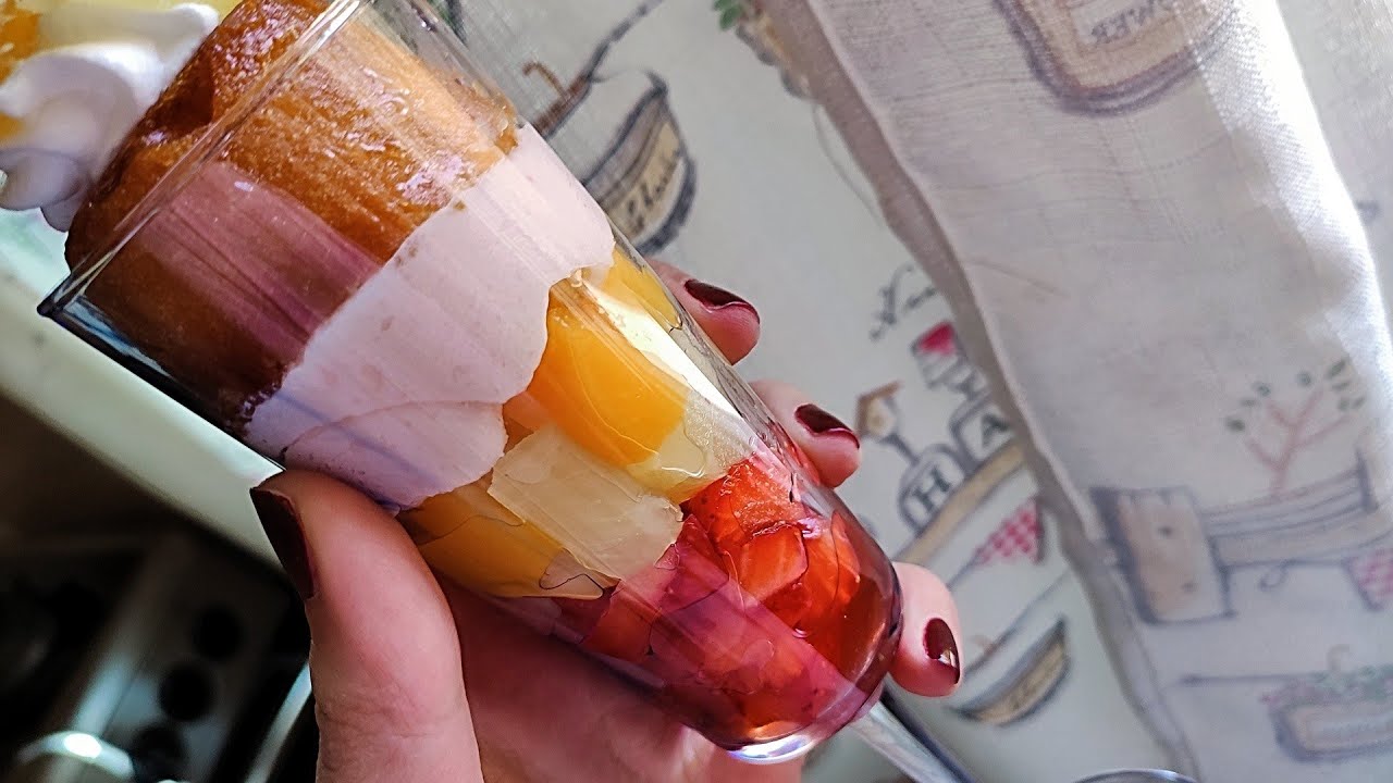 اكواب البابا بالفواكة تحلية رمضانية منعشة و تصلح لمناسباتكم baba fruits