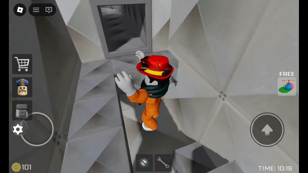 I escaped barys prison in roblox