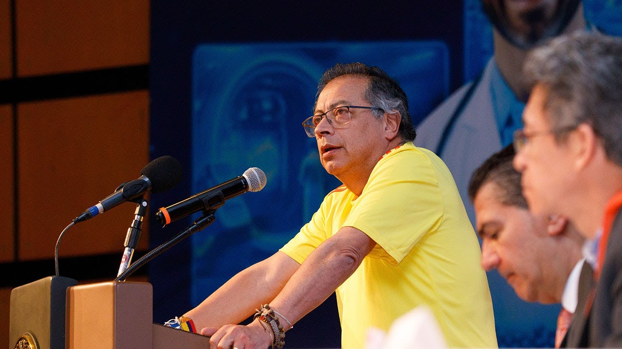 Presidente de la República Gustavo Petro, en el XV Congreso Internacional de Hospitales y Clínicas