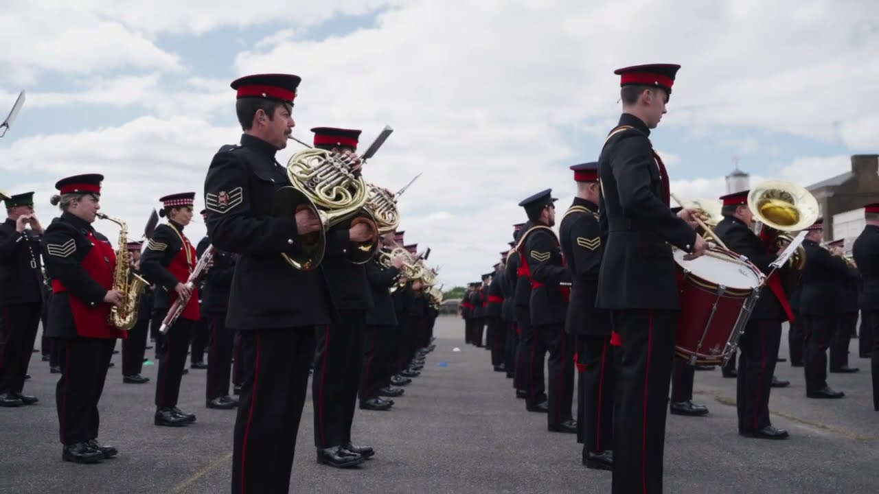 King's Birthday Parade Training 2025 - Royal Artillery Barracks Woolwich