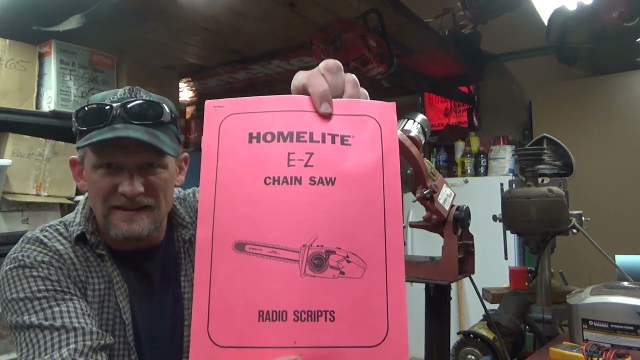 Vintage Homelite EZ Chainsaw Radio Ads!