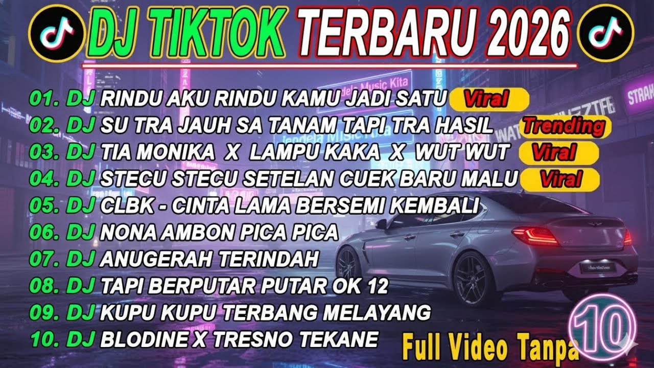 DJ TIKTOK TERBARU 2025🎵DJ RINDU AKU RINDU KAMU JADI SATU🎵DJ SUTRA JAUH SA TANAM HATI🎵TANPA IKLAN