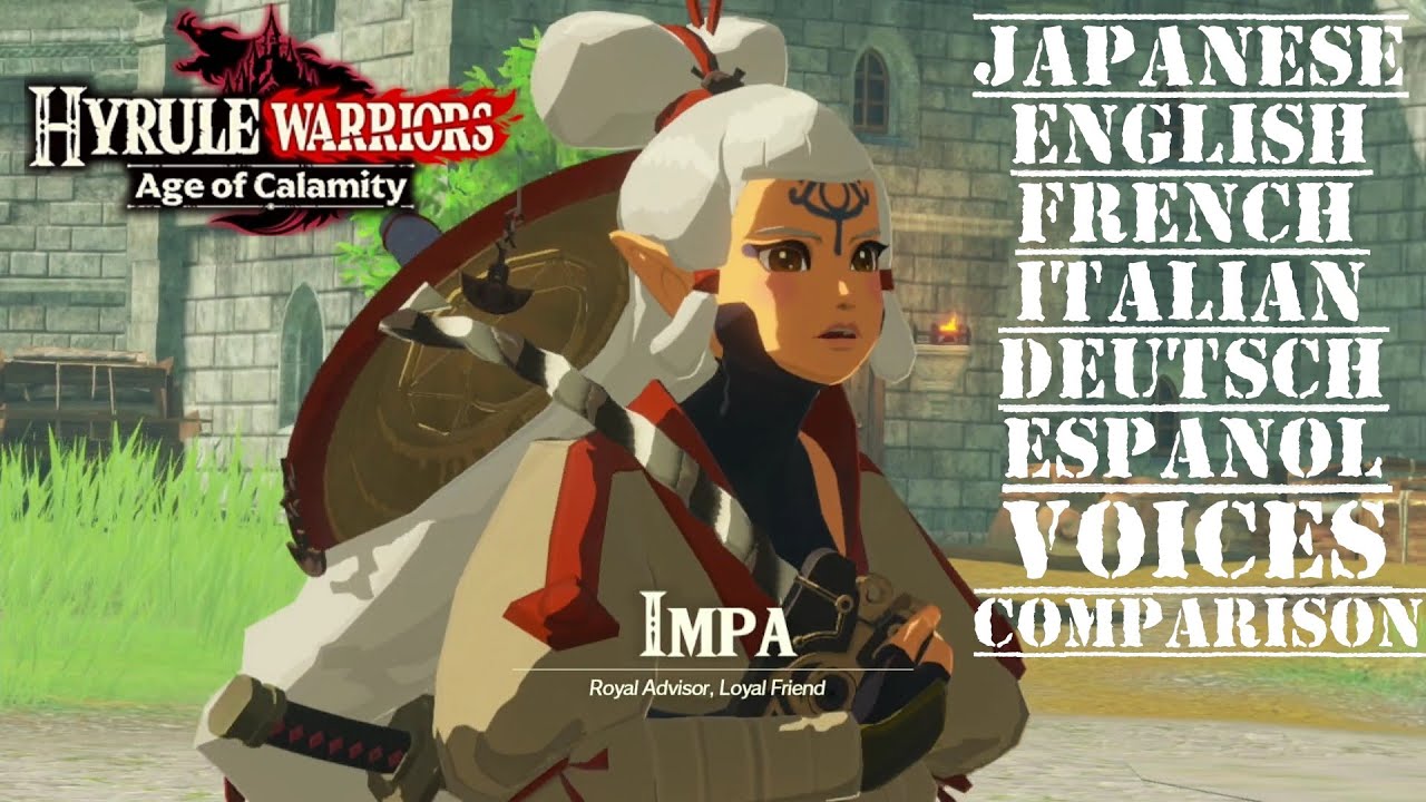 Young Impa All 6 Voices Comparison - Hyrule Warriors: Age of Calamity