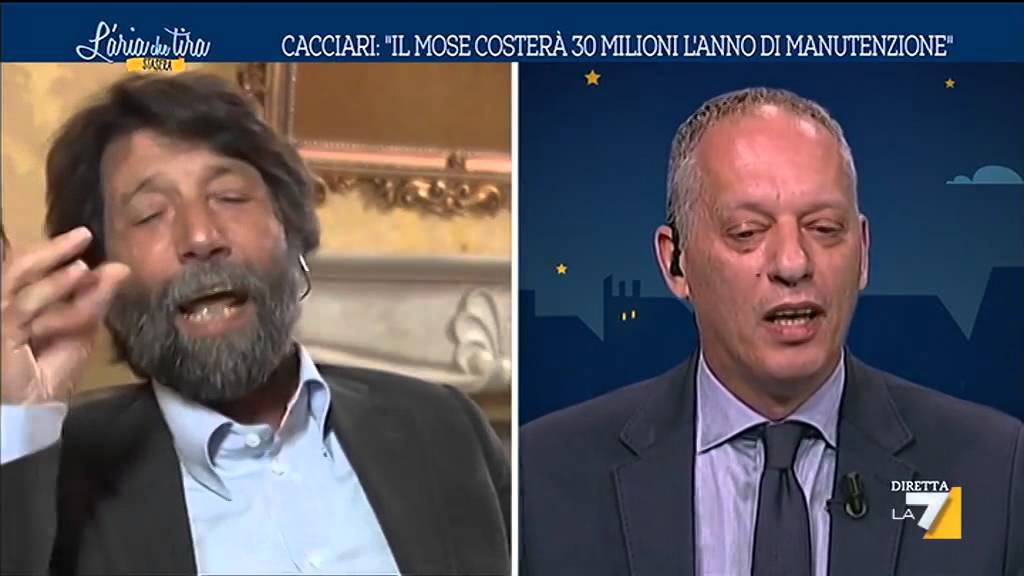 Cacciari vs Gomez: 'Nessuno si sogna di indagarmi sul MOSE'