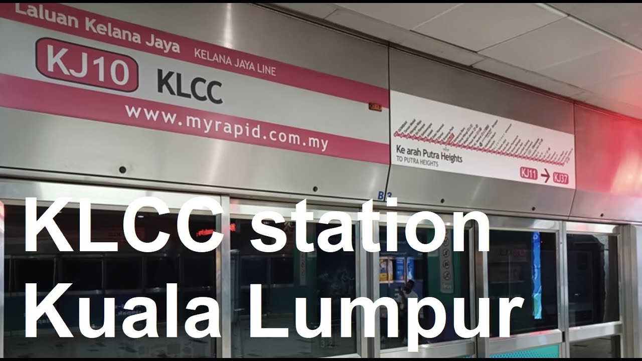 Kuala Lumpur subway KLCC station walking tour | Twin Tower Station | Malaysia