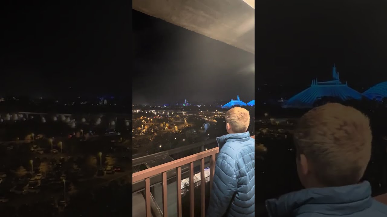 Fireworks view from outside of the Contemporary 