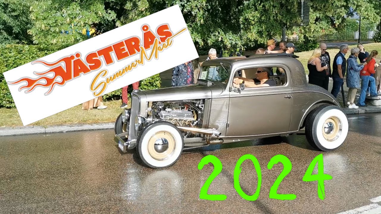 Vasteras Summer Meet 2024 - Car cruising Muscle car