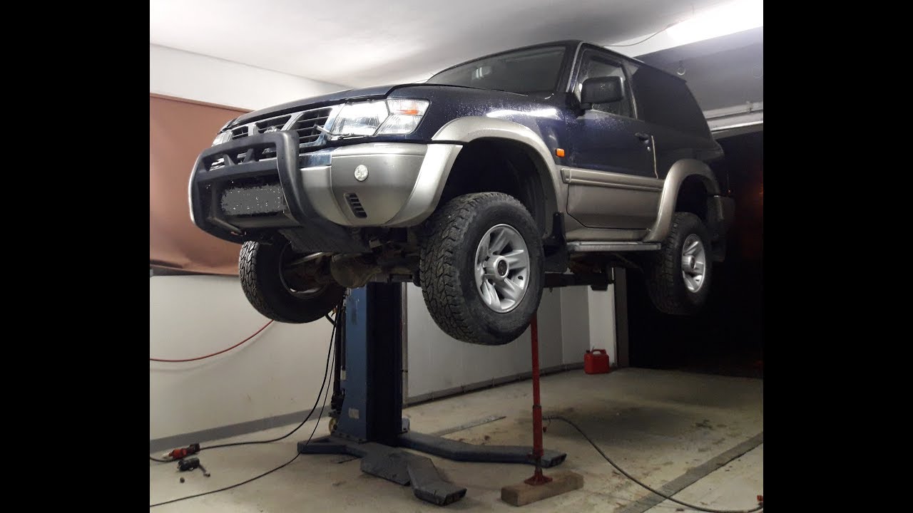 Nissan Patrol 1/3  konserwacja, odbudowa ramy
