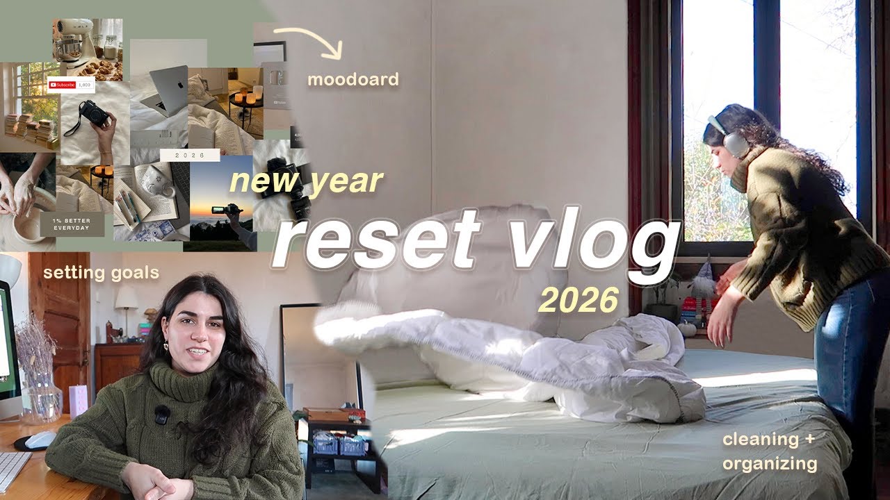 how to LOCK IN for 2026 🔒 | new year reset, goals