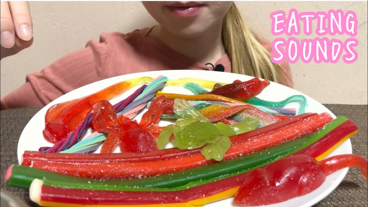 《Eating sounds》長めのグミ色々!