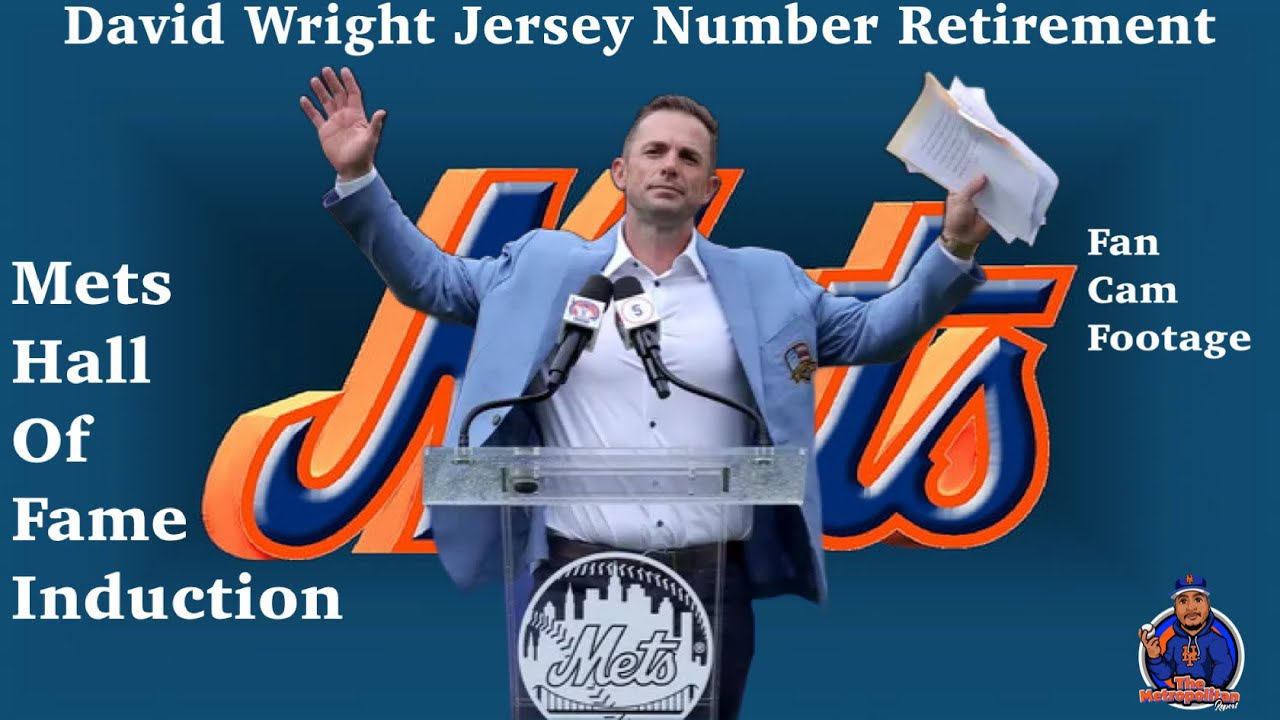 David Wright Jersey Number Retirement & Mets Hall of Fame Induction - 07/19/25 (Fan Cam Footage)