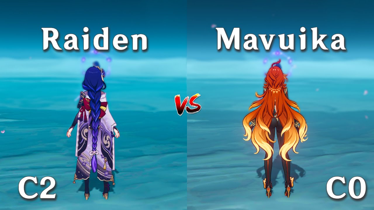 Mavuika vs Raiden Shogun!! Who is BEST DPS ? (Genshin Impact)
