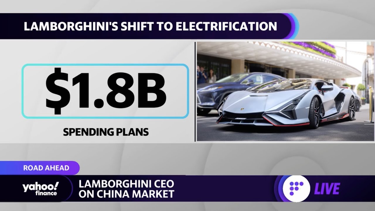 Lamborghini CEO on shift to electric future, and auto industry trends