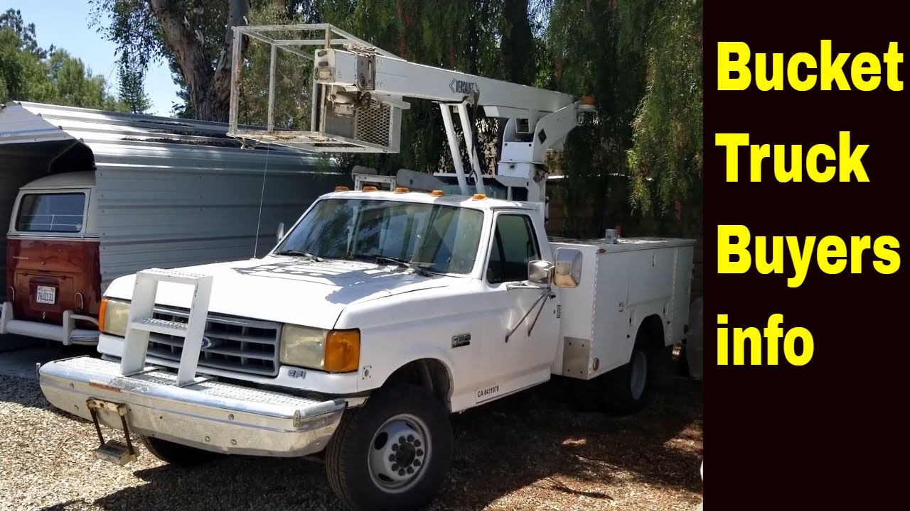 BUCKET truck Cherry pickers Things to know before you buy