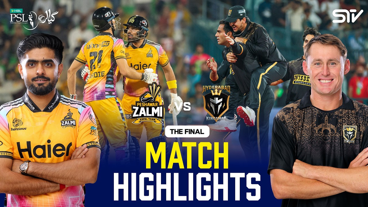 Match Highlights | Peshawar Zalmi vs Hyderabad Kingsmen | Final | Urdu | HBL PSL 11 | MZB1J