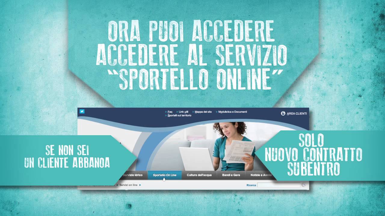 Abbanoa, servizi a chilometro zero: il tutorial
