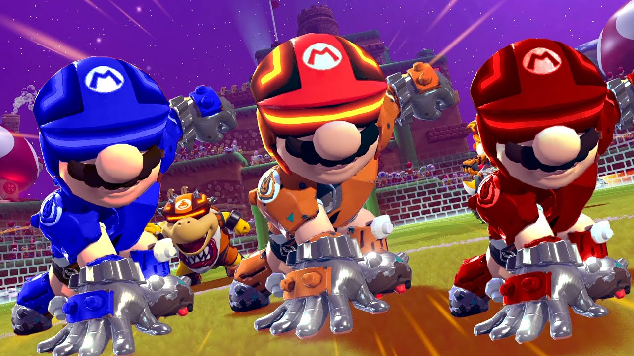 Do Mario,Toad,Yoshi, Bowser jr outfits in Mario Strikers:Battle League help them win the Muscle Cup?