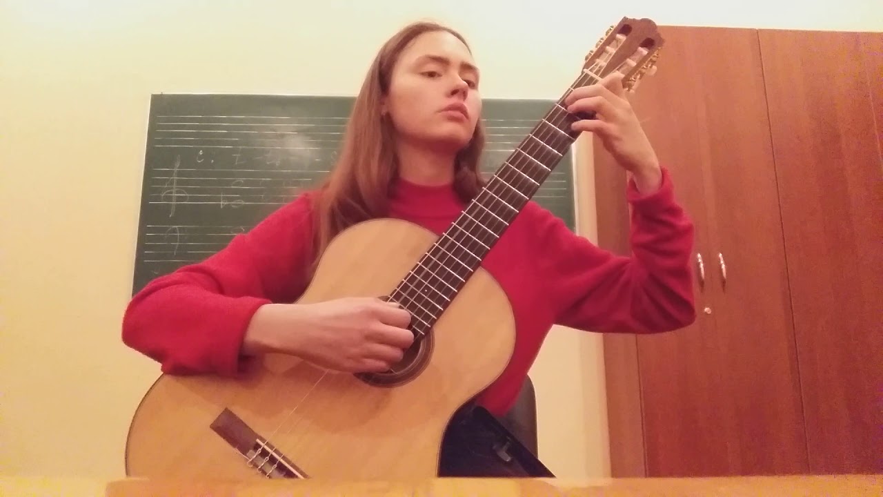 Марина Восьмирова. Bach BWV 1001.Вiдео для конкурсу